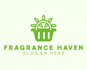 Organic Eco Basket logo design