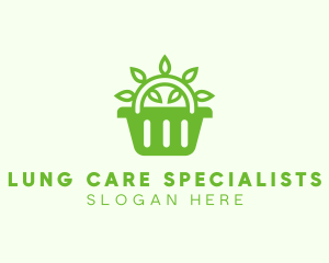 Organic Eco Basket logo design