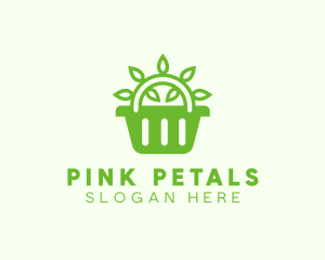 Organic Eco Basket logo design