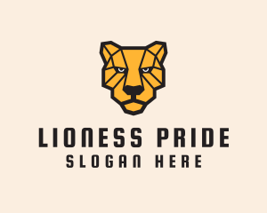 Wildlife Lioness Zoo logo design