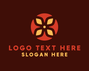 Vegan - Luxury Beauty Flower logo design