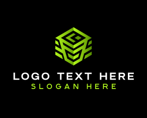 Storage - Tech Science Cube logo design