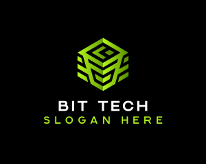 Tech Science Cube logo design