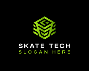 Tech Science Cube logo design