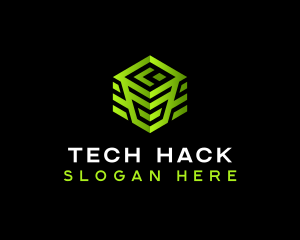 Tech Science Cube logo design