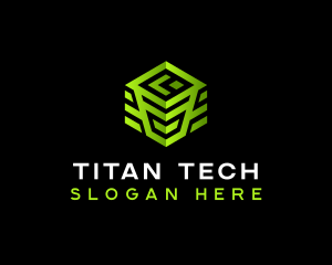 Tech Science Cube logo design