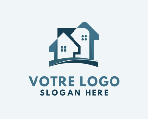 Housing Residence Property logo design