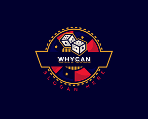 Casino Dice Gambling Logo