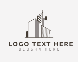 Architectural - Real Estate Building Contractor logo design