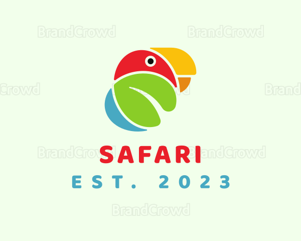 Pet Parrot Bird Logo