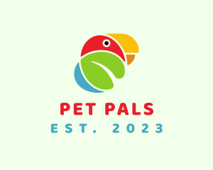 Pet Parrot Bird logo design