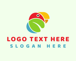 Pet Parrot Bird Logo