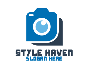 Electronic Device - Blue Photography Camera logo design