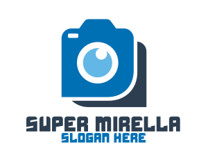Application - Blue Photography Camera logo design