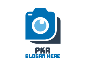 Symbol - Blue Photography Camera logo design