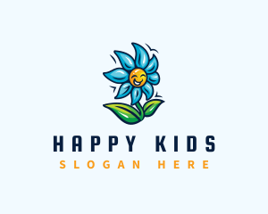 Smile Flower Daycare logo design