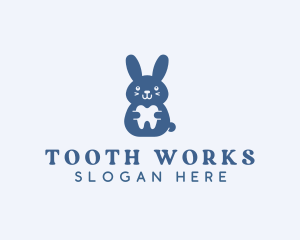 Tooth - Bunny Dental Tooth logo design