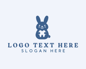 Dentistry - Bunny Dental Tooth logo design