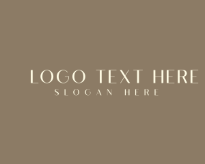 Wordmark - Minimal Elegant Aesthetic logo design