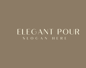 Minimal Elegant Aesthetic logo design