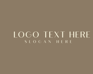 Deluxe - Minimal Elegant Aesthetic logo design