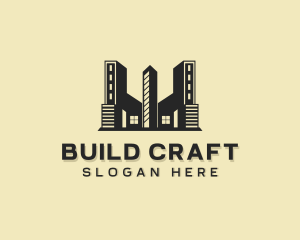 Skyscraper Realtor Building logo design