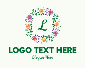 Spring - Elegant Spring Flower Letter logo design