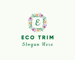 Nature Spring Flower logo design