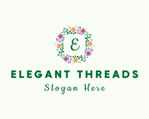 Nature Spring Flower logo design