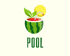 Natural Products - Summer Watermelon Juice logo design