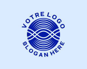 Laboratroy - Engineering Creative Wave logo design