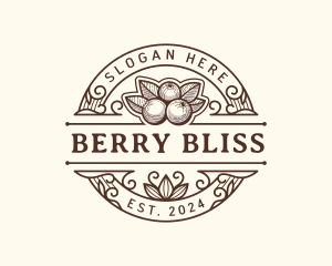 Organic Cranberry Fruit logo design