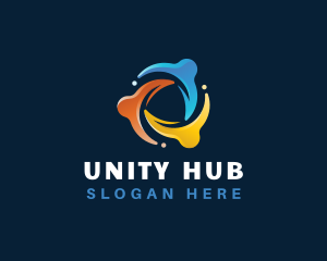 Unity  Community People logo design