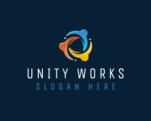 Unity  Community People logo design