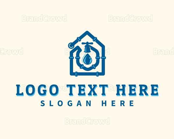 Plumbing Pipe Handyman Logo