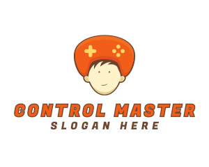 Controller - Controller Head Boy logo design