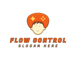 Controller Head Boy logo design