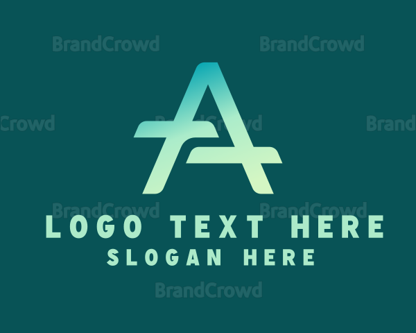 Gradient Letter A Logo