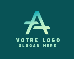 Enterprise - Gradient Letter A logo design