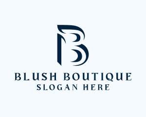 Stylist Boutique Letter B logo design