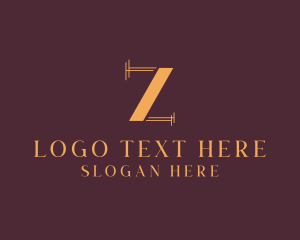 Architect - Letter Z Real Estate logo design