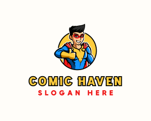 Comics - Superhero Cartoon Character logo design