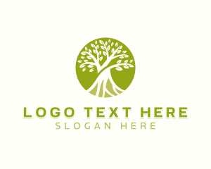 Maple Tree - Nature Garden Tree logo design