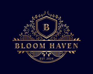 Floral Luxury Garden logo design