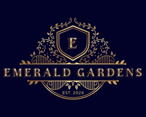 Floral Luxury Garden logo design