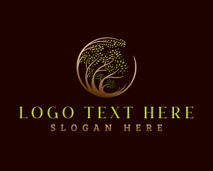 Spa - Organic Tree Horticulture logo design