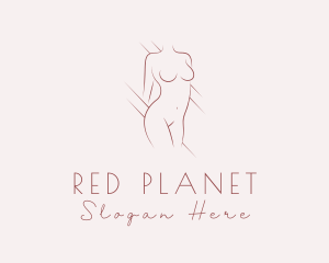 Red Sexy Beautician logo design