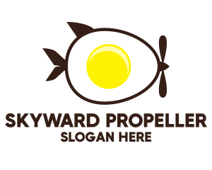 Egg Aircraft Propeller logo design