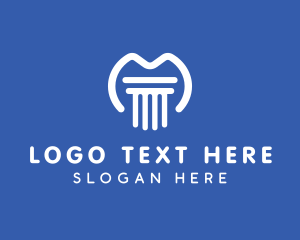 Column - Pillar Post Architecture logo design