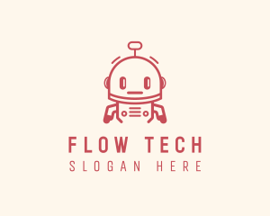 Robot Tech App  logo design